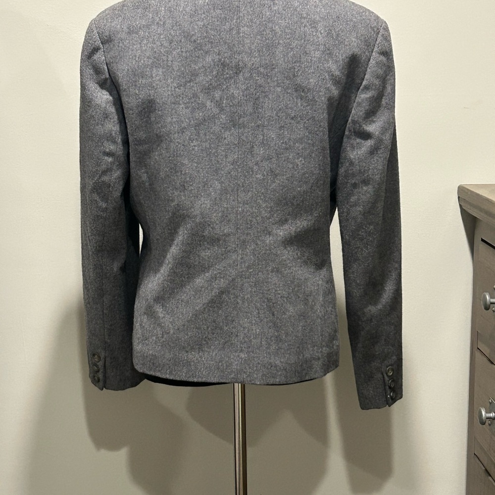 Pendleton Gray Wool-Blend Tailored Blazer - image 3